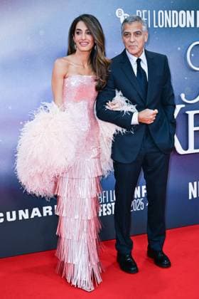 London BFI Jay Kelly Premiere Amal Clooney and George Clooney attending the Jay Kelly Premiere as part of the BFI London Film Festival in London, England on October 10, 2025. Photo by Aurore Marechal ABACAPRESS.COM London  Copyright: xMarechalxAurore ABACAx