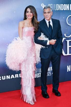 London BFI Jay Kelly Premiere Amal Clooney and George Clooney attending the Jay Kelly Premiere as part of the BFI London Film Festival in London, England on October 10, 2025. Photo by Aurore Marechal ABACAPRESS.COM London  Copyright: xMarechalxAurore ABACAx
