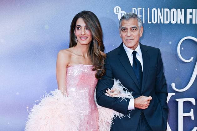 London BFI Jay Kelly Premiere Amal Clooney and George Clooney attending the Jay Kelly Premiere as part of the BFI London Film Festival in London, England on October 10, 2025. Photo by Aurore Marechal ABACAPRESS.COM London  Copyright: xMarechalxAurore ABACAx
