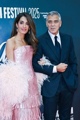 London BFI Jay Kelly Premiere Amal Clooney and George Clooney attending the Jay Kelly Premiere as part of the BFI London Film Festival in London, England on October 10, 2025. Photo by Aurore Marechal ABACAPRESS.COM London  Copyright: xMarechalxAurore ABACAx