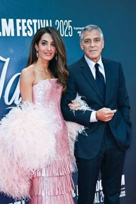London BFI Jay Kelly Premiere Amal Clooney and George Clooney attending the Jay Kelly Premiere as part of the BFI London Film Festival in London, England on October 10, 2025. Photo by Aurore Marechal ABACAPRESS.COM London  Copyright: xMarechalxAurore ABACAx