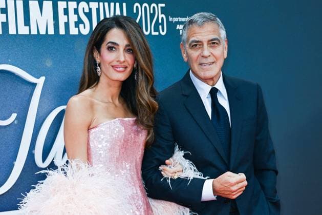 London BFI Jay Kelly Premiere Amal Clooney and George Clooney attending the Jay Kelly Premiere as part of the BFI London Film Festival in London, England on October 10, 2025. Photo by Aurore Marechal ABACAPRESS.COM London  Copyright: xMarechalxAurore ABACAx