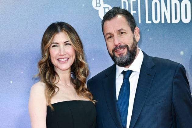 London BFI Jay Kelly Premiere Jackie Sandler and Adam Sandler attending the Jay Kelly Premiere as part of the BFI London Film Festival in London, England on October 10, 2025. Photo by Aurore Marechal ABACAPRESS.COM London  Copyright: xMarechalxAurore ABACAx