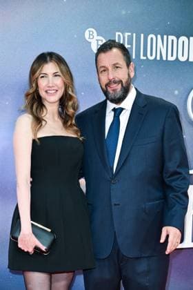 London BFI Jay Kelly Premiere Jackie Sandler and Adam Sandler attending the Jay Kelly Premiere as part of the BFI London Film Festival in London, England on October 10, 2025. Photo by Aurore Marechal ABACAPRESS.COM London  Copyright: xMarechalxAurore ABACAx