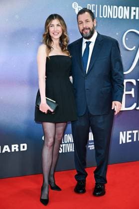 London BFI Jay Kelly Premiere Jackie Sandler and Adam Sandler attending the Jay Kelly Premiere as part of the BFI London Film Festival in London, England on October 10, 2025. Photo by Aurore Marechal ABACAPRESS.COM London  Copyright: xMarechalxAurore ABACAx