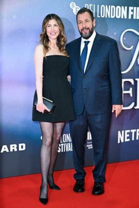 London BFI Jay Kelly Premiere Jackie Sandler and Adam Sandler attending the Jay Kelly Premiere as part of the BFI London Film Festival in London, England on October 10, 2025. Photo by Aurore Marechal ABACAPRESS.COM London  Copyright: xMarechalxAurore ABACAx