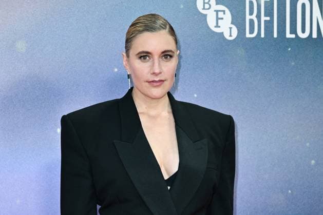London BFI Jay Kelly Premiere Greta Gerwig attending the Jay Kelly Premiere as part of the BFI London Film Festival in London, England on October 10, 2025. Photo by Aurore Marechal ABACAPRESS.COM London  Copyright: xMarechalxAurore ABACAx