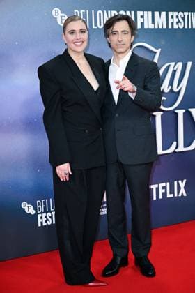 London BFI Jay Kelly Premiere Greta Gerwig and Noah Baumbach attending the Jay Kelly Premiere as part of the BFI London Film Festival in London, England on October 10, 2025. Photo by Aurore Marechal ABACAPRESS.COM London  Copyright: xMarechalxAurore ABACAx