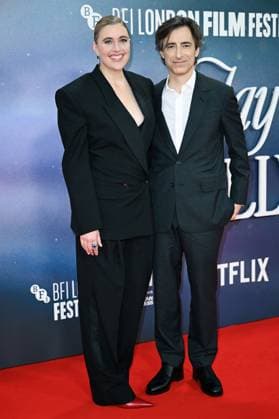 London BFI Jay Kelly Premiere Greta Gerwig and Noah Baumbach attending the Jay Kelly Premiere as part of the BFI London Film Festival in London, England on October 10, 2025. Photo by Aurore Marechal ABACAPRESS.COM London  Copyright: xMarechalxAurore ABACAx