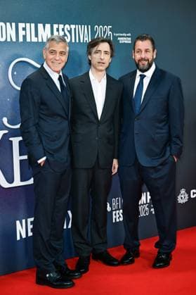 London BFI Jay Kelly Premiere George Clooney, Noah Baumbach and Adam Sandler attending the Jay Kelly Premiere as part of the BFI London Film Festival in London, England on October 10, 2025. Photo by Aurore Marechal ABACAPRESS.COM London  Copyright: xMarechalxAurore ABACAx