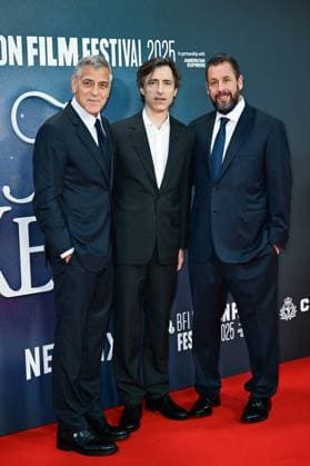 London BFI Jay Kelly Premiere George Clooney, Noah Baumbach and Adam Sandler attending the Jay Kelly Premiere as part of the BFI London Film Festival in London, England on October 10, 2025. Photo by Aurore Marechal ABACAPRESS.COM London  Copyright: xMarechalxAurore ABACAx