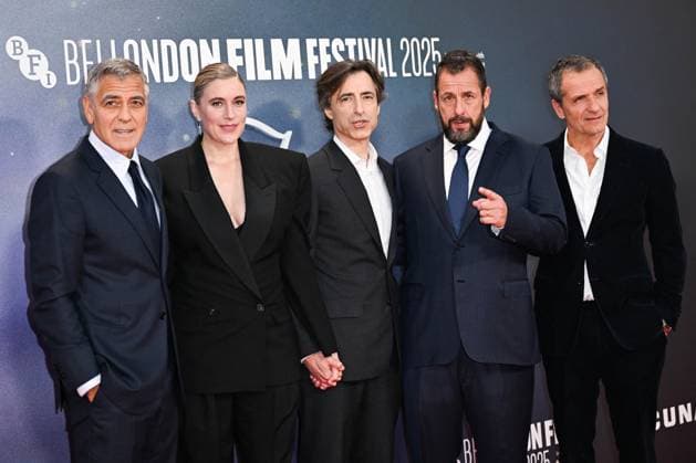 London BFI Jay Kelly Premiere George Clooney, Greta Gerwig, Director Noah Baumbach, Adam Sandler and David Heyman attending the Jay Kelly Premiere as part of the BFI London Film Festival in London, England on October 10, 2025. Photo by Aurore Marechal ABACAPRESS.COM London  Copyright: xMarechalxAurore ABACAx