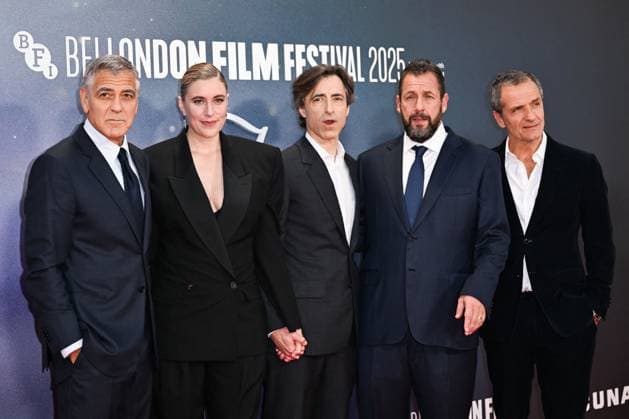 London BFI Jay Kelly Premiere George Clooney, Greta Gerwig, Director Noah Baumbach, Adam Sandler and David Heyman attending the Jay Kelly Premiere as part of the BFI London Film Festival in London, England on October 10, 2025. Photo by Aurore Marechal ABACAPRESS.COM London  Copyright: xMarechalxAurore ABACAx