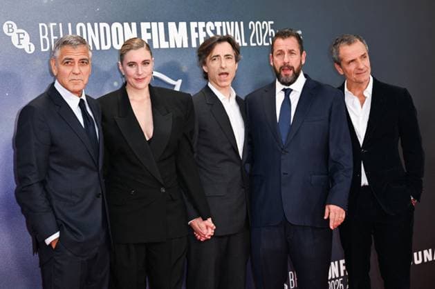 London BFI Jay Kelly Premiere George Clooney, Greta Gerwig, Director Noah Baumbach, Adam Sandler and David Heyman attending the Jay Kelly Premiere as part of the BFI London Film Festival in London, England on October 10, 2025. Photo by Aurore Marechal ABACAPRESS.COM London  Copyright: xMarechalxAurore ABACAx
