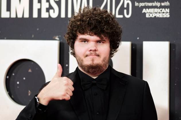 Aidan Delbis at the premiere of the feature film Bugonia at the 69 BFI London Film Festival 2025 at the Royal Festival Hall London, 10 10 2025 Foto:xJ.xEdwardsx xFuturexImagex bugonia_5003