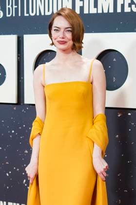 Emma Stone at the premiere of the feature film Bugonia at the 69 BFI London Film Festival 2025 at the Royal Festival Hall London, 10 10 2025 Foto:xJ.xEdwardsx xFuturexImagex bugonia_5023