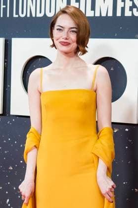Emma Stone at the premiere of the feature film Bugonia at the 69 BFI London Film Festival 2025 at the Royal Festival Hall London, 10 10 2025 Foto:xJ.xEdwardsx xFuturexImagex bugonia_5024