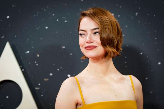 Emma Stone at the premiere of the feature film Bugonia at the 69 BFI London Film Festival 2025 at the Royal Festival Hall London, 10 10 2025 Foto:xJ.xEdwardsx xFuturexImagex bugonia_5033