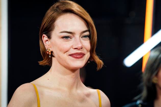 Emma Stone at the premiere of the feature film Bugonia at the 69 BFI London Film Festival 2025 at the Royal Festival Hall London, 10 10 2025 Foto:xJ.xEdwardsx xFuturexImagex bugonia_5034