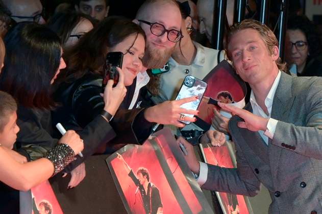 Jeremy Allen White at the premiere of the feature film Springsteen Liberami dal nulla Springsteen Deliver Me from Nowhere at Space Cinema Moderno Rome, 10 10 2025 Foto:xA.xM.xTinghinox xFuturexImagex springsteen_rom_5003