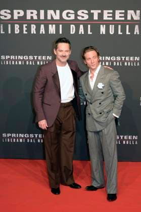 Scott Cooper and Jeremy Allen White at the premiere of the feature film Springsteen Liberami dal nulla Springsteen Deliver Me from Nowhere at Space Cinema Moderno Rome, 10 10 2025 Foto:xA.xM.xTinghinox xFuturexImagex springsteen_rom_5031