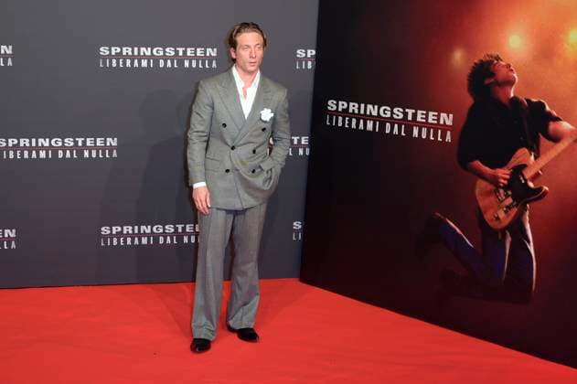 Jeremy Allen White at the premiere of the feature film Springsteen Liberami dal nulla Springsteen Deliver Me from Nowhere at Space Cinema Moderno Rome, 10 10 2025 Foto:xA.xM.xTinghinox xFuturexImagex springsteen_rom_5036
