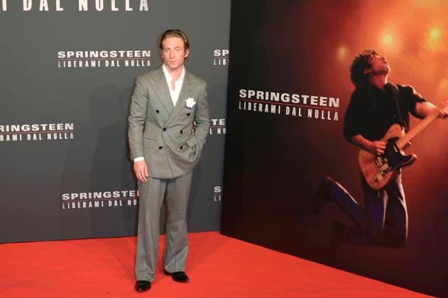 Jeremy Allen White at the premiere of the feature film Springsteen Liberami dal nulla Springsteen Deliver Me from Nowhere at Space Cinema Moderno Rome, 10 10 2025 Foto:xA.xM.xTinghinox xFuturexImagex springsteen_rom_5037