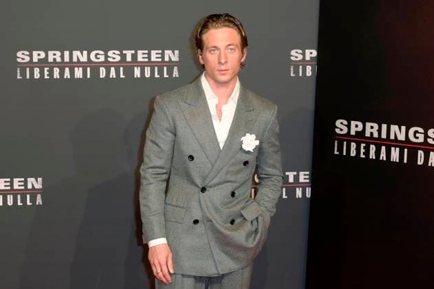 Jeremy Allen White at the premiere of the feature film Springsteen Liberami dal nulla Springsteen Deliver Me from Nowhere at Space Cinema Moderno Rome, 10 10 2025 Foto:xA.xM.xTinghinox xFuturexImagex springsteen_rom_5045