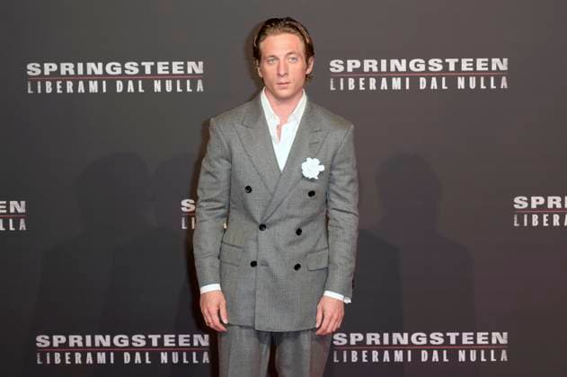 Jeremy Allen White at the premiere of the feature film Springsteen Liberami dal nulla Springsteen Deliver Me from Nowhere at Space Cinema Moderno Rome, 10 10 2025 Foto:xA.xM.xTinghinox xFuturexImagex springsteen_rom_5050