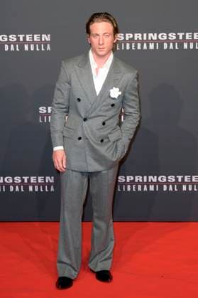 Jeremy Allen White at the premiere of the feature film Springsteen Liberami dal nulla Springsteen Deliver Me from Nowhere at Space Cinema Moderno Rome, 10 10 2025 Foto:xA.xM.xTinghinox xFuturexImagex springsteen_rom_5053