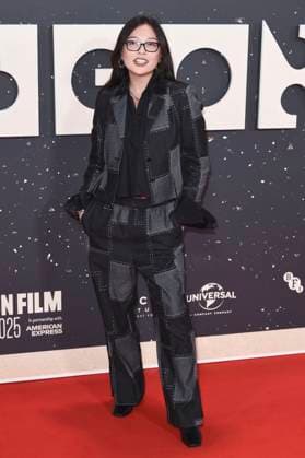 Vanessa Eng at the premiere of the feature film Bugonia at the 69 BFI London Film Festival 2025 at the Royal Festival Hall London, 10 10 2025 Foto:xS.xVasx xFuturexImagex bugonia_5042