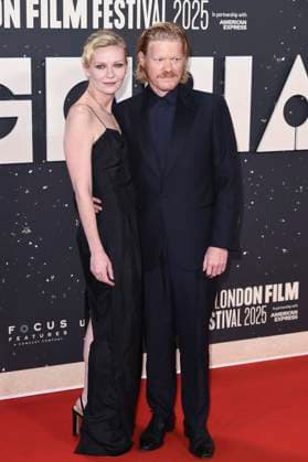 Kirsten Dunst with husband Jesse Plemons at the premiere of the feature film Bugonia at the 69 BFI London Film Festival 2025 at the Royal Festival Hall London, 10 10 2025 Foto:xS.xVasx xFuturexImagex bugonia_5056
