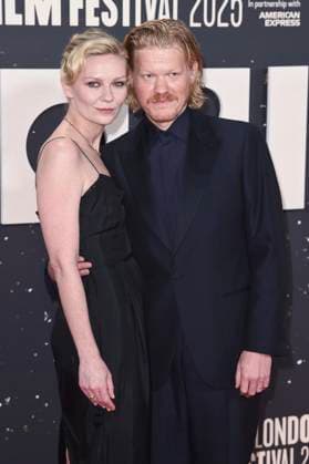 Kirsten Dunst with husband Jesse Plemons at the premiere of the feature film Bugonia at the 69 BFI London Film Festival 2025 at the Royal Festival Hall London, 10 10 2025 Foto:xS.xVasx xFuturexImagex bugonia_5060