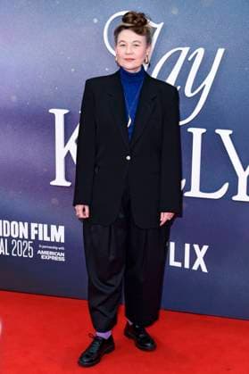 Kirsty Matheson at the premiere of the feature film Jay Kelly at the 69 BFI London Film Festival 2025 at the Royal Festival Hall London, 10 10 2025 Foto:xS.xVasx xFuturexImagex kelly_5075