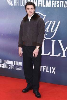 Louis Partridge at the premiere of the feature film Jay Kelly at the 69 BFI London Film Festival 2025 at the Royal Festival Hall London, 10 10 2025 Foto:xS.xVasx xFuturexImagex kelly_5118