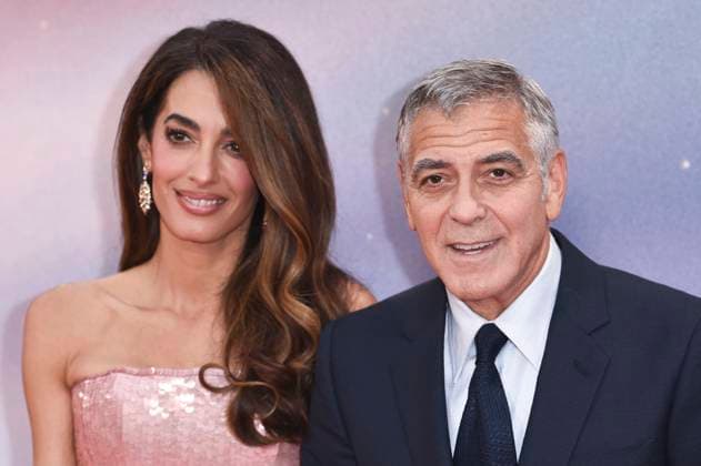 George Clooney with wife Amal Alamuddin Clooney at the premiere of the feature film Jay Kelly at the 69 BFI London Film Festival 2025 at the Royal Festival Hall London, 10 10 2025 Foto:xS.xVasx xFuturexImagex kelly_5172