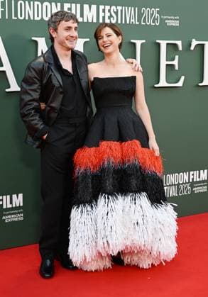 Screening of Hamnet at the Southbank Centre, Royal Festival Hall, London, as part of the BFI London Film Festival Featuring: Jessie Buckley and Paul Mescal Where: London, United Kingdom When: 11 Oct 2025 Credit: Cover Images EDITORIAL USE ONLY. NOT FOR USE BY NEWSPAPERS BASED IN THE UK. Copyright: xx coverimg55171157