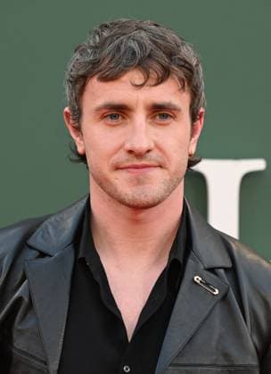 Irish actor Paul Mescal attends the premiere of Hamnet at the 69th BFI London Film Festival in London, England on Saturday, October 11, 2025.  LON20251011111 RUNExHELLESTAD