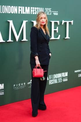 Hamnet UK premiere, BFI London Film Festival, Royal Festival Hall, London, 11 October 2025. Laura Whitmore attends the BFI London Film Festival; the UK premiere of HAMNET on Saturday 11 October 2025 at Royal Festival Hall, London. ., Credit:Julie Edwards Avalon  Copyright: xJuliexEdwardsx xAvalonx 1044791023