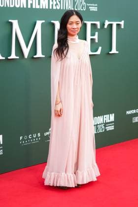 Hamnet UK premiere, BFI London Film Festival, Royal Festival Hall, London, 11 October 2025. ChloÃ Zhao attends the BFI London Film Festival; the UK premiere of HAMNET on Saturday 11 October 2025 at Royal Festival Hall, London. ., Credit:Julie Edwards Avalon  Copyright: xJuliexEdwardsx xAvalonx 1044791092