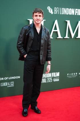 Hamnet UK premiere, BFI London Film Festival, Royal Festival Hall, London, 11 October 2025. Paul Mescal attends the BFI London Film Festival; the UK premiere of HAMNET on Saturday 11 October 2025 at Royal Festival Hall, London. ., Credit:Julie Edwards Avalon  Copyright: xJuliexEdwardsx xAvalonx 1044791100