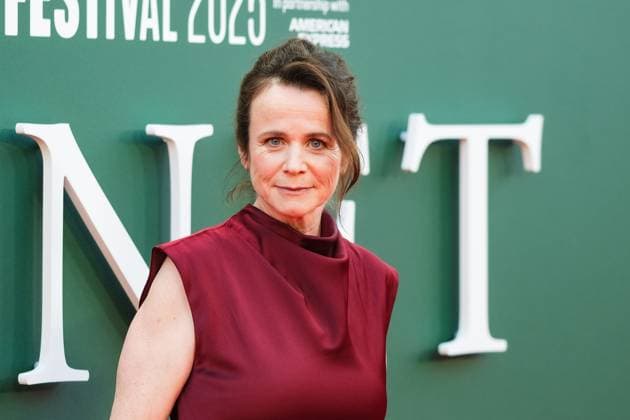 Hamnet UK premiere, BFI London Film Festival, Royal Festival Hall, London, 11 October 2025. Emily Watson attends the BFI London Film Festival; the UK premiere of HAMNET on Saturday 11 October 2025 at Royal Festival Hall, London. ., Credit:Julie Edwards Avalon  Copyright: xJuliexEdwardsx xAvalonx 1044791193
