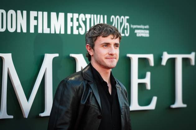 Hamnet UK premiere, BFI London Film Festival, Royal Festival Hall, London, 11 October 2025. Paul Mescal attends the BFI London Film Festival; the UK premiere of HAMNET on Saturday 11 October 2025 at Royal Festival Hall, London. ., Credit:Julie Edwards Avalon  Copyright: xJuliexEdwardsx xAvalonx 1044791252