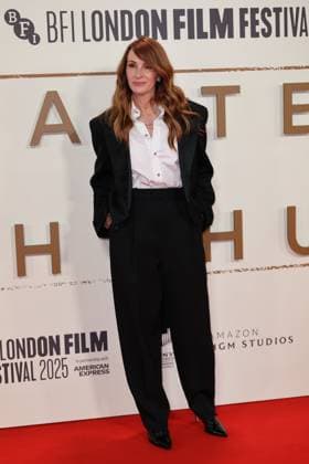 . 11 10 2025. London, United Kingdom. Julia Roberts arriving at the After The Hunt premiere at the London Film Festival.  xStephenxLockx xi-Imagesx IIM-26290-0001