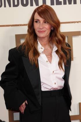 . 11 10 2025. London, United Kingdom. Julia Roberts arriving at the After The Hunt premiere at the London Film Festival.  xStephenxLockx xi-Imagesx IIM-26290-0003