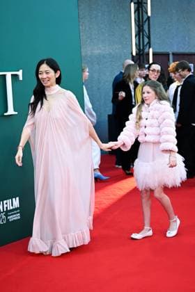 London BFI Hamnet Premiere Chloe Zhao and Olivia Lynes attending the Hamnet Premiere as part of the BFI London Film Festival in London, England on October 11, 2025. Photo by Aurore Marechal ABACAPRESS.COM London  Copyright: xMarechalxAurore ABACAx