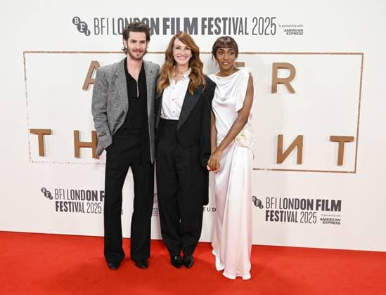 Screening of After The Hunt at the Southbank Centre, Royal Festival Hall as part of the BFI London Film Festival Featuring: Julia Roberts, Andrew Garfield and Ayo Edebiri Where: London, United Kingdom When: 11 Oct 2025 Credit: Cover Images EDITORIAL USE ONLY. NOT FOR USE BY NEWSPAPERS BASED IN THE UK. Copyright: xx coverimg55171475