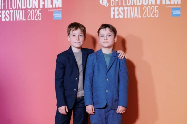 The Thing with Feathers, BFI London Film Festival, BFI Southbank, London, UK, 11 October 2025. Richard and Henry Boxall - BFI LFF - The Thing with Feathers Red Carpet at BFI Southbank, London, UK on 11th October 2025, Credit:Manuela Langotsch Avalon United Kingdom, London, BFI Southbank Copyright: xManuelaxLangotschx xAvalonx 1044823414