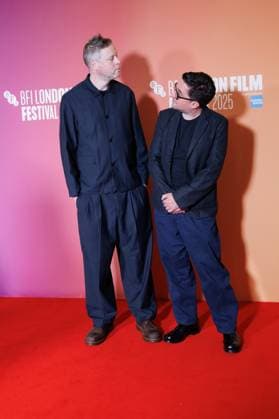 The Thing with Feathers, BFI London Film Festival, BFI Southbank, London, UK, 11 October 2025. Max Porter and Dylan Southern - BFI LFF - The Thing with Feathers Red Carpet at BFI Southbank, London, UK on 11th October 2025, Credit:Manuela Langotsch Avalon United Kingdom, London, BFI Southbank Copyright: xManuelaxLangotschx xAvalonx 1044823522