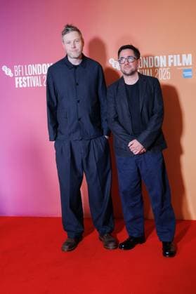 The Thing with Feathers, BFI London Film Festival, BFI Southbank, London, UK, 11 October 2025. Max Porter and Dylan Southern - BFI LFF - The Thing with Feathers Red Carpet at BFI Southbank, London, UK on 11th October 2025, Credit:Manuela Langotsch Avalon United Kingdom, London, BFI Southbank Copyright: xManuelaxLangotschx xAvalonx 1044823549